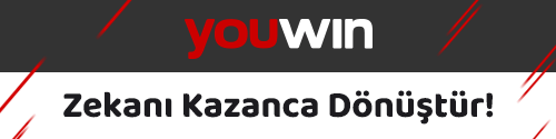 Zekanı Kazanca Dönüştür sloganıyla sunulan Youwin promosyon bandı